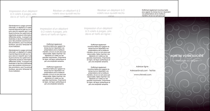 realiser depliant 4 volets  8 pages  abstrait arabique design MIDBE62361