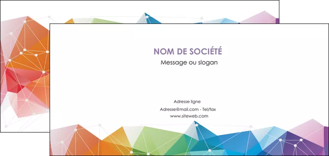modele flyers graphisme arc en ciel bleu abstrait MIFBE62469
