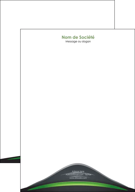 exemple tete de lettre gris vert vintage MLGI62851