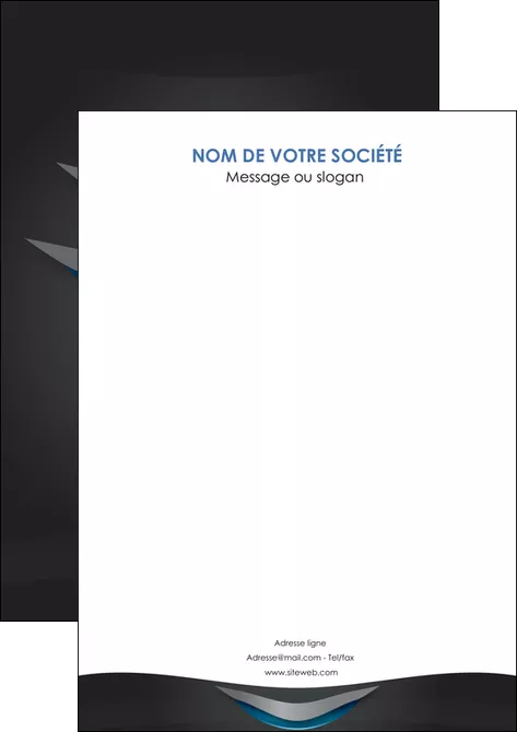impression flyers gris gris fonce mat MLGI63665