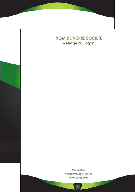 exemple affiche gris vert fond MIFBE64009