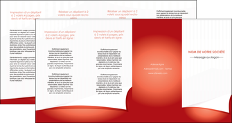 modele en ligne depliant 4 volets  8 pages  rouge colore couleur MLGI64335