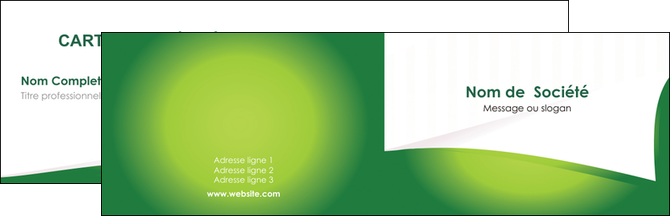 faire modele a imprimer carte de visite vert fond vert abstrait MLGI64349
