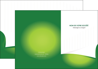 modele pochette a rabat vert fond vert abstrait MIF64353
