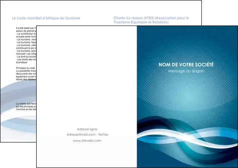 creation graphique en ligne depliant 2 volets  4 pages  web design bleu fond bleu couleurs froides MLGI64687