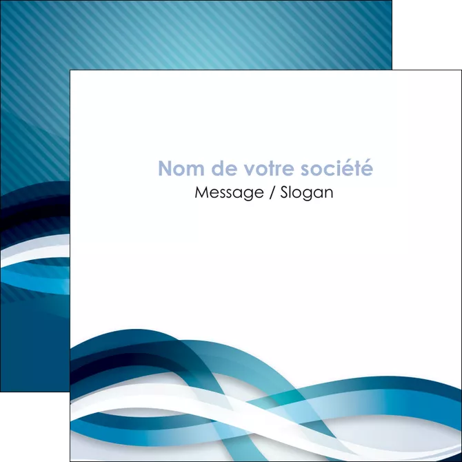 faire modele a imprimer flyers web design bleu fond bleu couleurs froides MIFLU64715