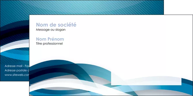 modele enveloppe web design bleu fond bleu couleurs froides MLIGLU64719