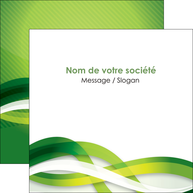 faire modele a imprimer flyers vert verte fond vert MLGI64767