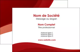 exemple carte de visite fond rouge couleur colore MLGI64967