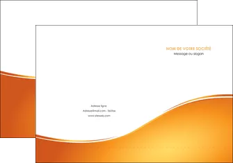 creation graphique en ligne pochette a rabat orange fond orange fluide MIFBE65443