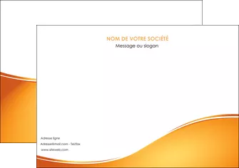 exemple affiche orange fond orange fluide MIFBE65449