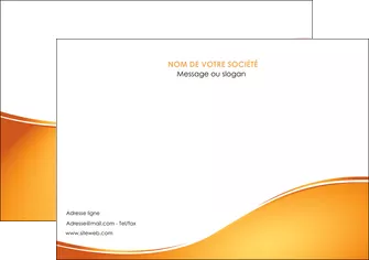 realiser affiche orange fond orange fluide MIFBE65453