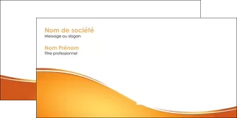 personnaliser modele de enveloppe orange fond orange fluide MIFBE65467