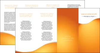 modele depliant 4 volets  8 pages  orange fond orange fluide MIFBE65475