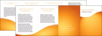 faire modele a imprimer depliant 4 volets  8 pages  orange fond orange fluide MIFBE65477