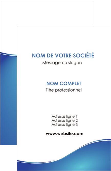 modele en ligne carte de visite bleu bleu pastel fond bleu MIF65595