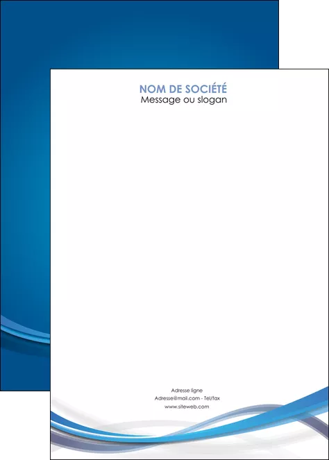realiser affiche bleu fond bleu pastel MIFLU66711