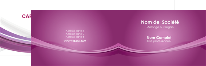 impression carte de visite violet violette abstrait MLIGLU66947