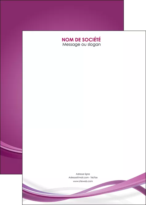 creer modele en ligne affiche violet violette abstrait MIFLU66983