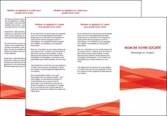 maquette en ligne a personnaliser depliant 3 volets  6 pages  rouge couleurs chaudes fond  colore MLIGCH67131