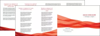 modele en ligne depliant 4 volets  8 pages  rouge couleurs chaudes fond  colore MLIGCH67147