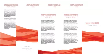 creer modele en ligne depliant 4 volets  8 pages  rouge couleurs chaudes fond  colore MLIGCH67151