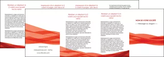 personnaliser modele de depliant 4 volets  8 pages  rouge couleurs chaudes fond  colore MLIGCH67153