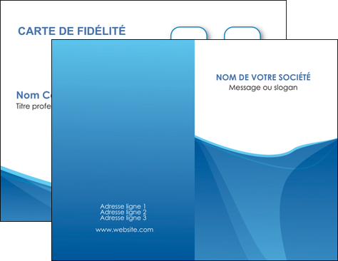 personnaliser maquette carte de visite bleu bleu pastel couleur froide MIFCH67275
