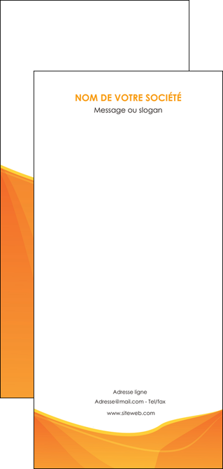 maquette en ligne a personnaliser flyers orange fond orange jaune MLGI67423