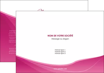 imprimerie set de table rose fushia fonce couleur MLGI67633