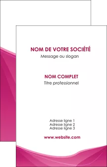 personnaliser modele de carte de visite rose fushia fonce couleur MLGI67643