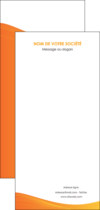 creer modele en ligne flyers orange fond orange couleur MIF67891