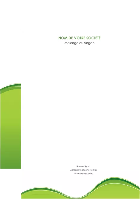 exemple affiche espaces verts vert vert pastel couleur pastel MID68019