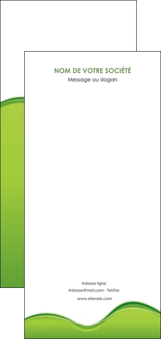 realiser flyers espaces verts vert vert pastel couleur pastel MLIGLU68065