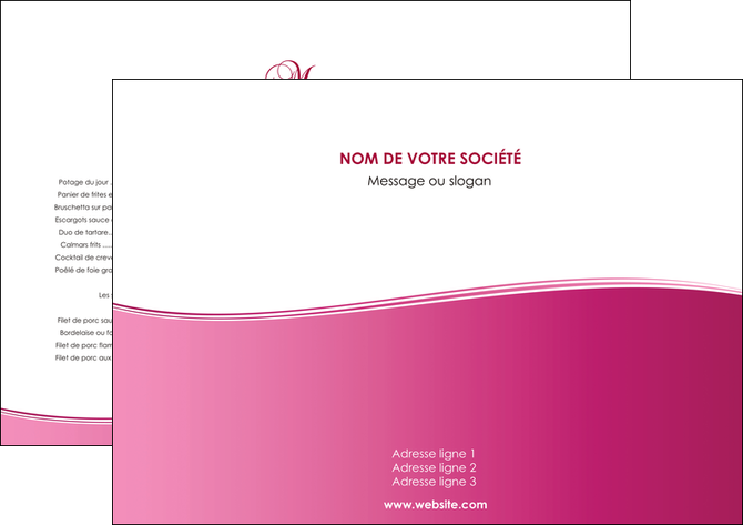 modele en ligne set de table rose pastel fond rose couleur pastel MLGI68389