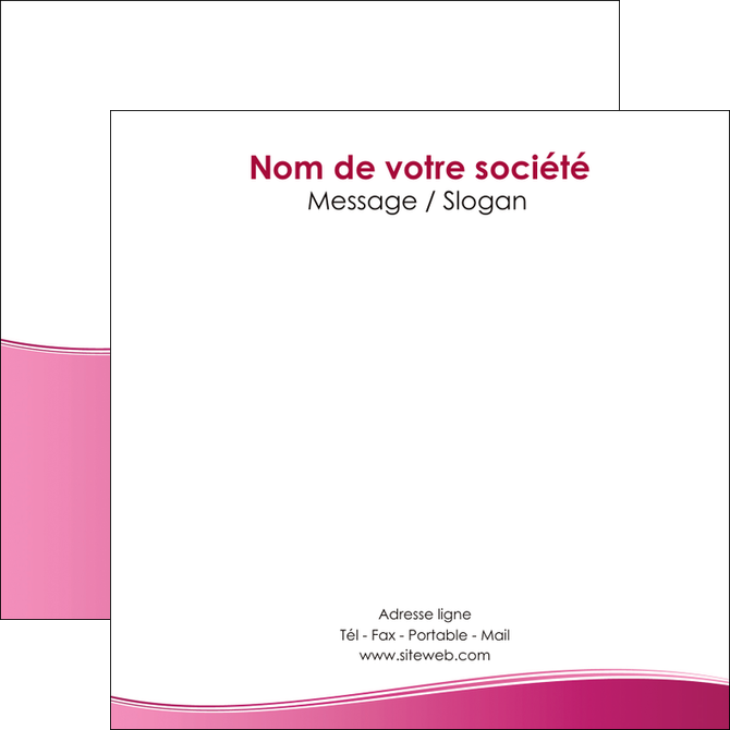 imprimer flyers rose pastel fond rose couleur pastel MLGI68423