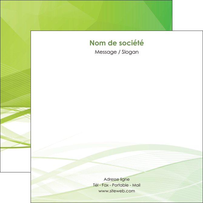 imprimerie flyers espaces verts vert vert pastel couleur pastel MIFLU68587