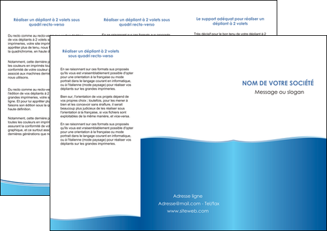 personnaliser modele de depliant 3 volets  6 pages  bleu bleu pastel fond pastel MID68639
