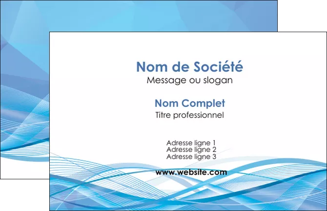 exemple carte de visite bleu bleu pastel fond bleu pastel MLGI68925