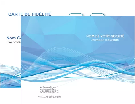 imprimer carte de visite bleu bleu pastel fond bleu pastel MIFBE68935