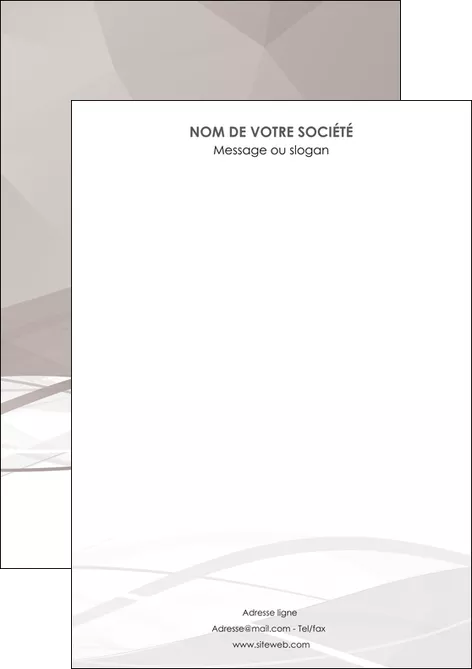 modele flyers gris fond gris simple MLGI68997