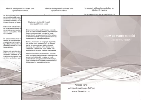 exemple depliant 3 volets  6 pages  gris fond gris simple MLGI69021
