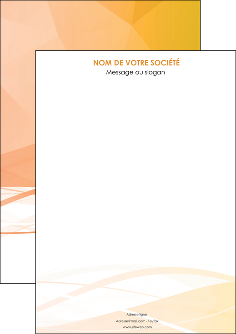 impression affiche orange pastel couleur pastel fond orange pastel MLGI69215