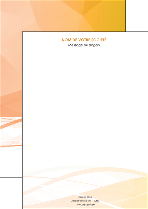 personnaliser maquette affiche orange pastel couleur pastel fond orange pastel MLGI69217