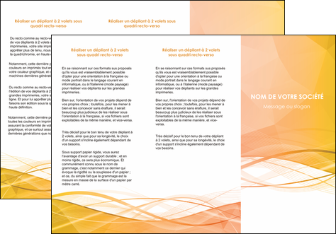 creation graphique en ligne depliant 3 volets  6 pages  orange pastel couleur pastel fond orange pastel MLGI69239