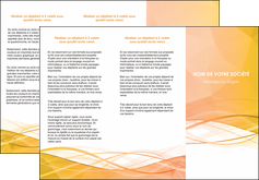 creation graphique en ligne depliant 3 volets  6 pages  orange pastel couleur pastel fond orange pastel MLGI69239