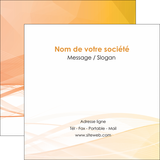 exemple flyers orange pastel couleur pastel fond orange pastel MLGI69247