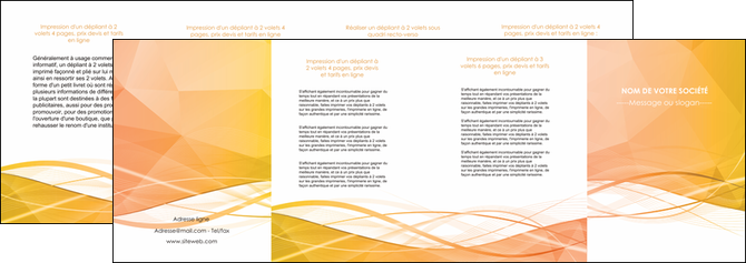 creer modele en ligne depliant 4 volets  8 pages  orange pastel couleur pastel fond orange pastel MLGI69255