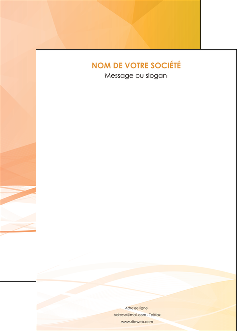 maquette en ligne a personnaliser affiche orange pastel couleur pastel fond orange pastel MLGI69257
