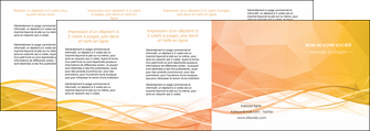 exemple depliant 4 volets  8 pages  orange pastel couleur pastel fond orange pastel MLGI69261